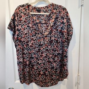 Torrid Black Relaxed Graphic Blouse